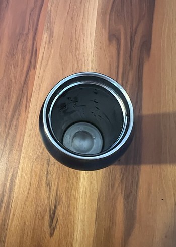 Siyah Vakumlu Termos Matara - Görsel 5