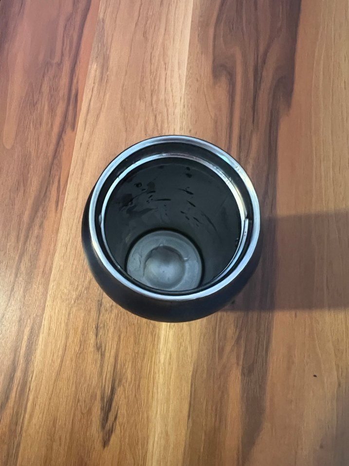 Siyah Vakumlu Termos Matara - Görsel 5