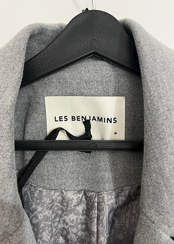 Gri Çift Düğme Kaban - Görsel 2