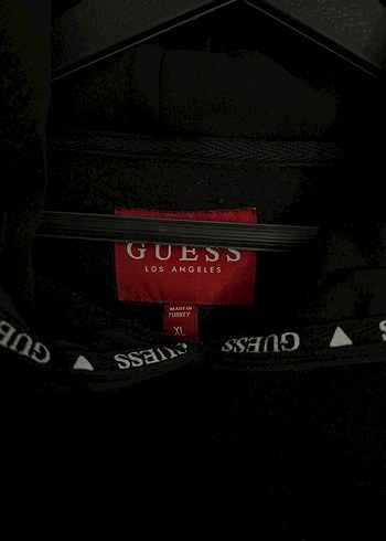 Guess Siyah Kapüşonlu Sweatshirt - Görsel 2