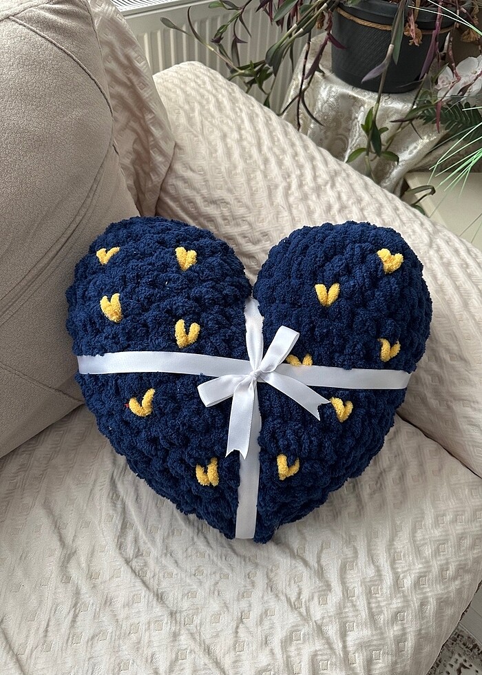 Puffy Kalpli yastık - Görsel 5