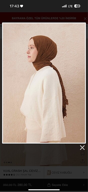 Beden Fresh scarf vual