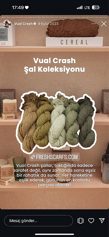 Suud Collection Fresh scarf vual