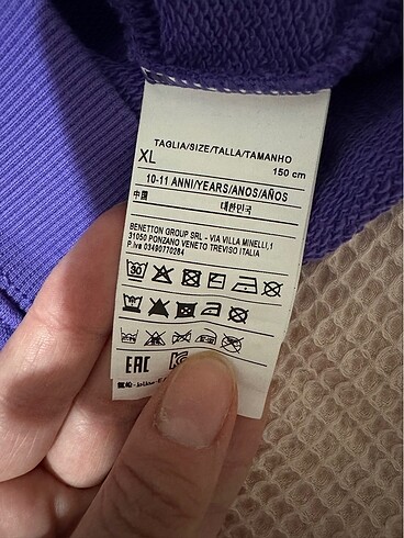 Benetton Benetton 11-12 yaş takım etiketli 0 orj