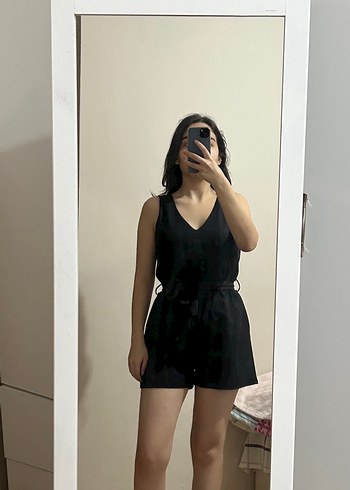 Trendyolmilla Kadın Siyah Şort Tulum - Görsel 2