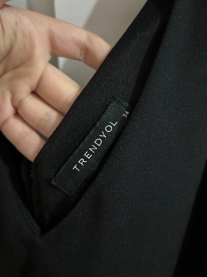 Trendyolmilla Kadın Siyah Şort Tulum - Görsel 4