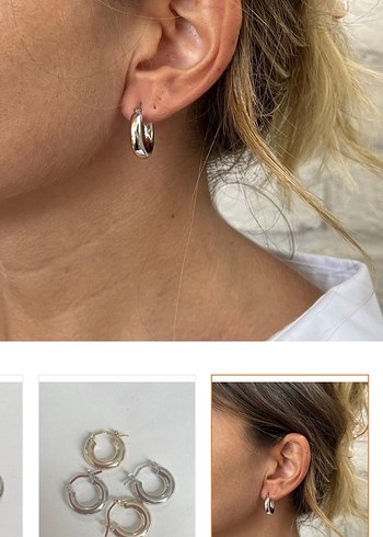 Accessorize  Celik Halka Kupe