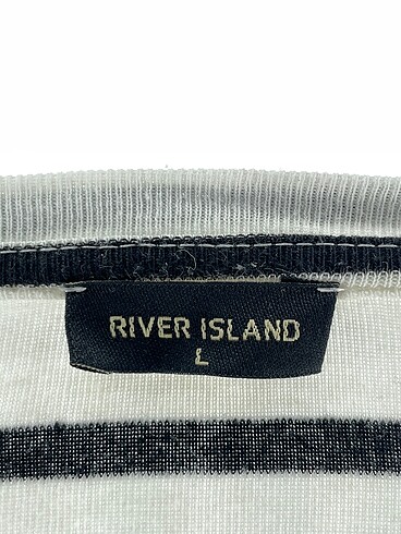 l Beden beyaz Renk River Island Bluz %70 İndirimli.