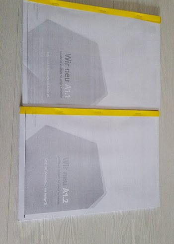 Wir neu A1.1 ve A1.2 Almanca Kurs Kitapları