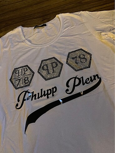 Philipp Plein #PhilippPlein #logolu #taşlı t-shirt