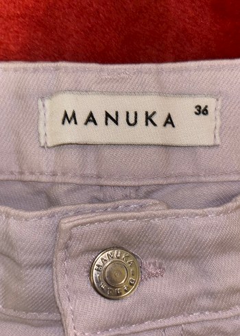 36 Beden Kadın Kot Pantolon Lila