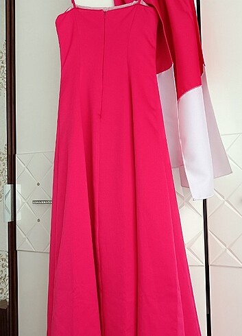 Askılı abiye elbise  - Görsel 5