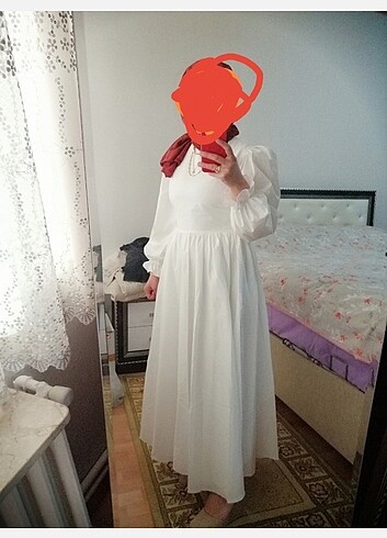 Diğer Beyaz şık elbise 