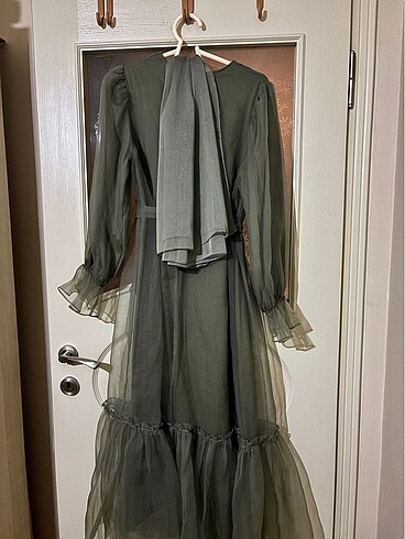 36 Beden Emnora shine dress ve şal