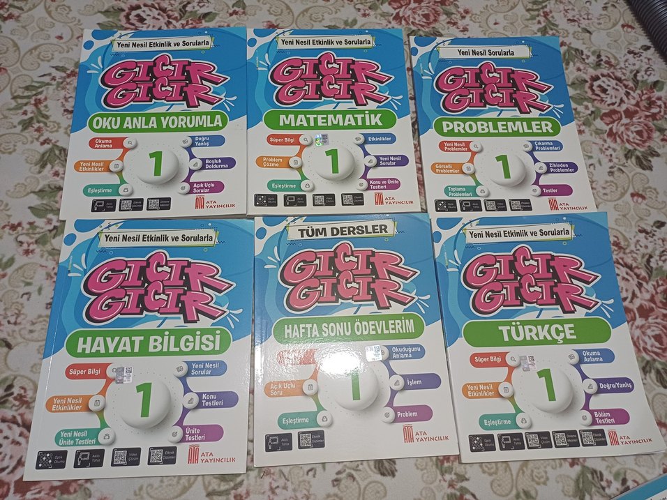 Gıcır Gıcır 1. Sınıf Soru Kitapları Seti - Görsel 2