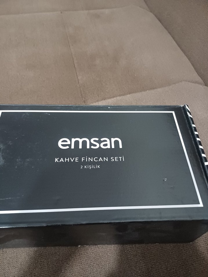 Desenli Altın Kulplu Mavi Fincan Takımı - Görsel 3