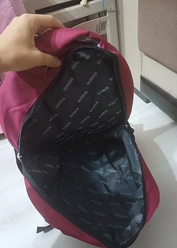 Bordo Okul Sırt Çantası - Görsel 4