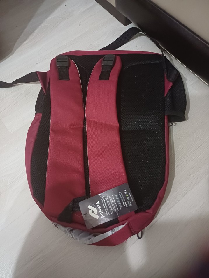 Bordo Okul Sırt Çantası - Görsel 3