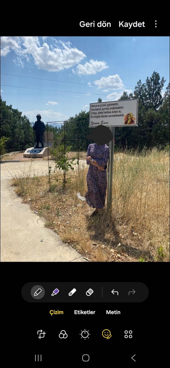 Kadın Koyu Camel  Desenli Uzun Elbise - Görsel 3