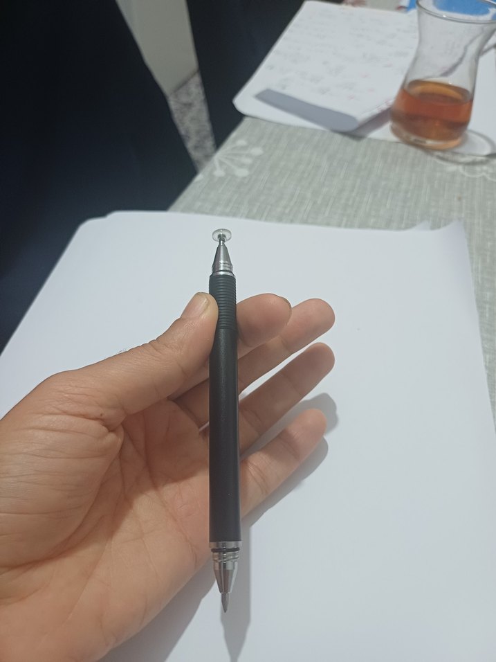 Siyah ve Gri Mekanik çift taraflı tablet Kalem - Görsel 2