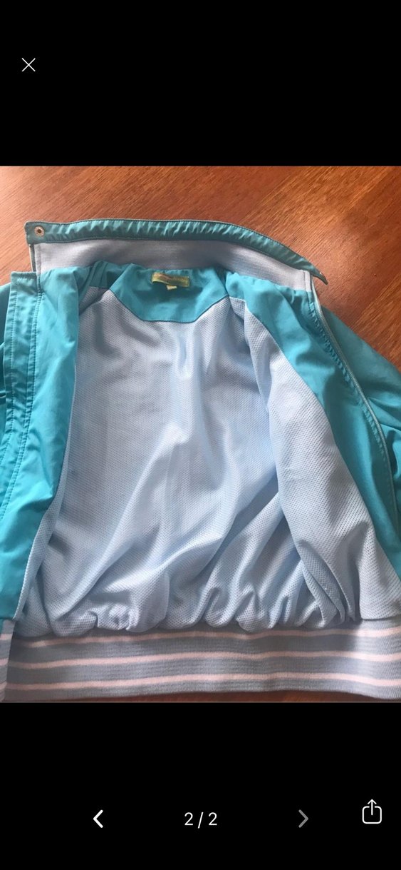 Turkuaz Fermuarlı Ceket - Görsel 2