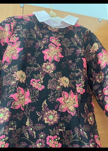 Çiçek Desenli Bohem  Elbise - Görsel 2