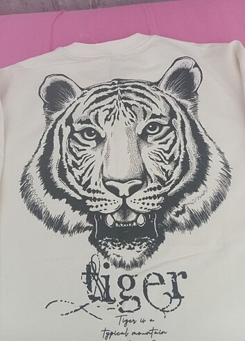 xxl Beden Arslan baskılı sweatshirt