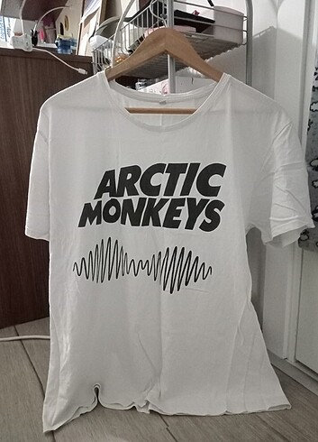 arctic monkeys grup albüm tişörtü oversize