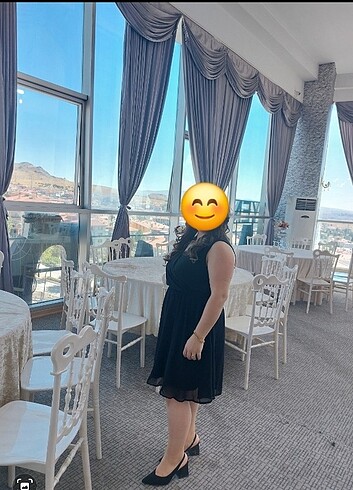 Şifon kısa elbise
