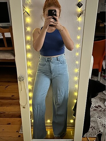 wide leg jeans