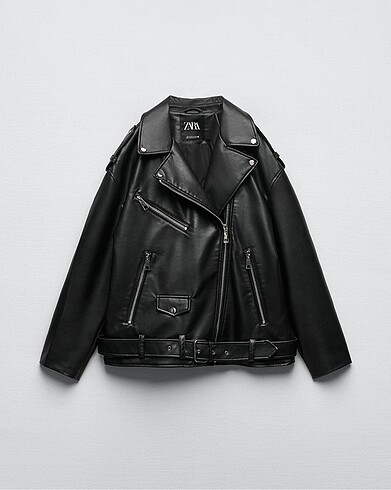 Zara Suni deri oversize deri ceket