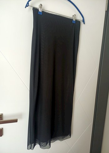 Kadın Siyah Uzun Etek - Görsel 2