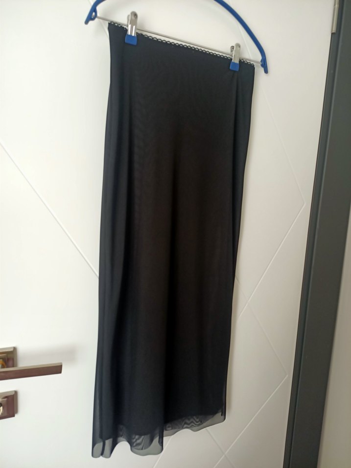 Kadın Siyah Uzun Etek - Görsel 2