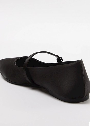 Klasik Siyah Tokalı Stiletto Kadın Babet - Görsel 4