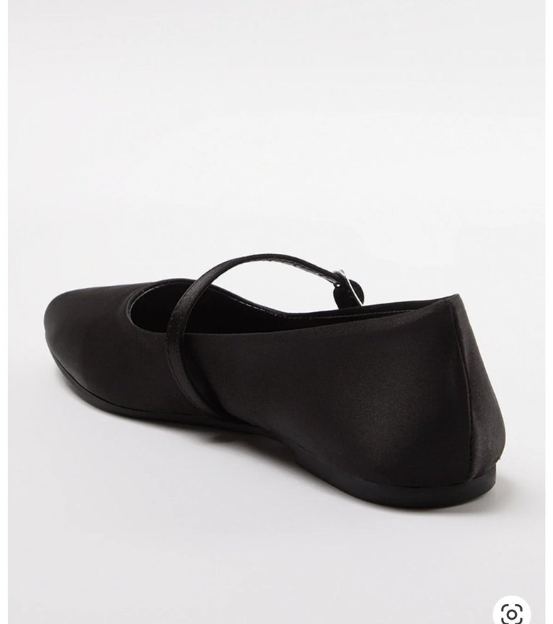 Klasik Siyah Tokalı Stiletto Kadın Babet - Görsel 4