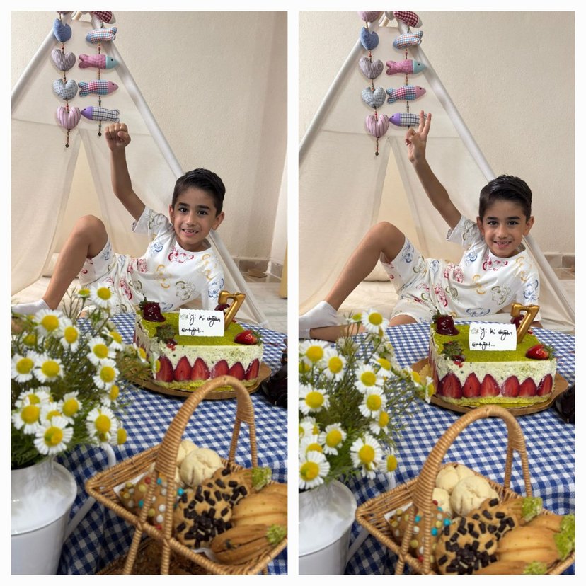 Pamuklu Beyaz Oyun Çadırı, Yastık ve Alt Minder Seti - Görsel 3