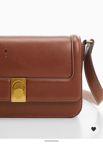 Klasik Kahverengi Deri Kadın Çanta - Görsel 2