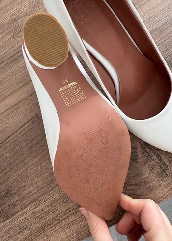 Beyaz stiletto - Görsel 4