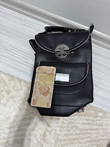 Siyah sırt çantası - Görsel 5