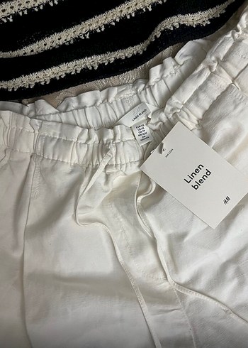 s Beden H&M Siyah Beyaz Zebra Desenli Kısa Triko Elbise