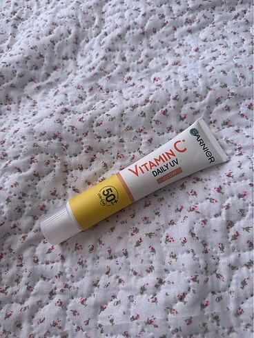 garnier güneş kremi ve vitamin c krem