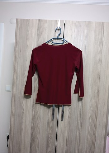 Diğer bluz 34 beden bordo boy 49 iki koltuk arası 39