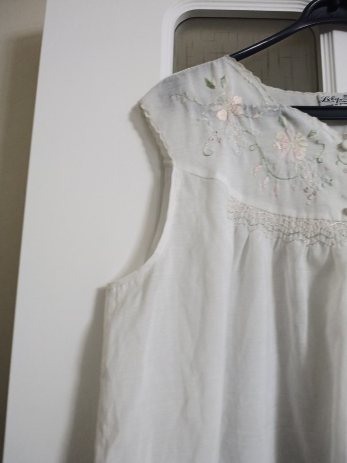 Beyaz Hamile ve Emzirme Gecelik - Görsel 5