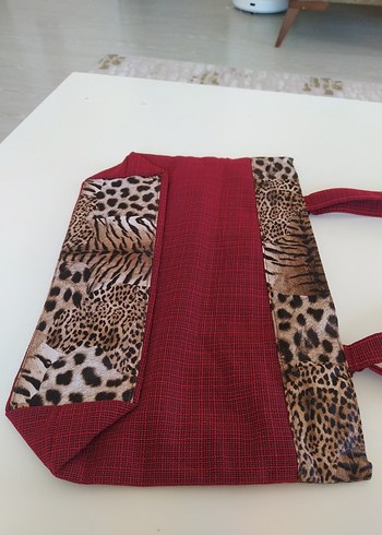 Beden bordo Renk Bordo Nakışlı Bohem Kadın Çanta