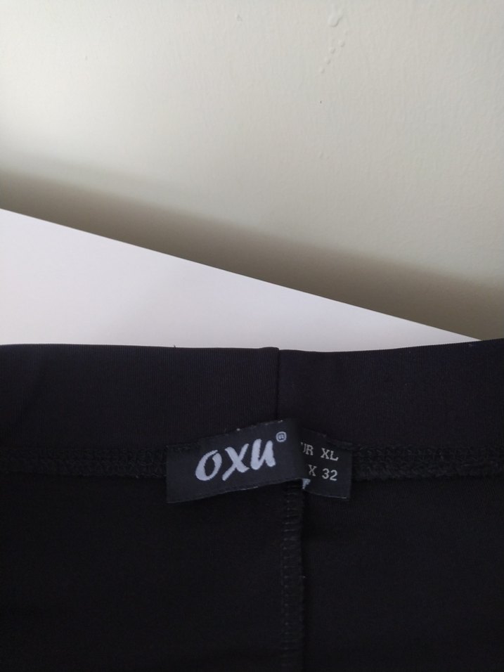 Siyah Mini Hamile Spor Şortu - Görsel 3