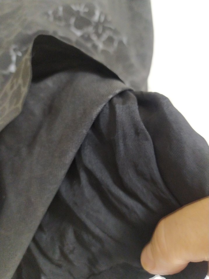 Siyah Desensiz Midi Hamile Eteği - Görsel 3