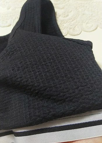 s Beden Siyah Mini Sporcu Sütyeni