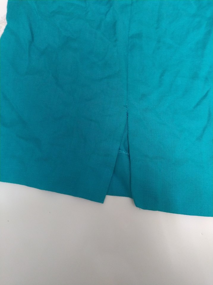 Lacivert Midi Hamile Keten Etek - Görsel 3