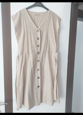 Zara Keten elbise 
