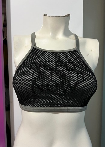 Siyah Strappy Mini Spor Bikini Takımı - Görsel 2